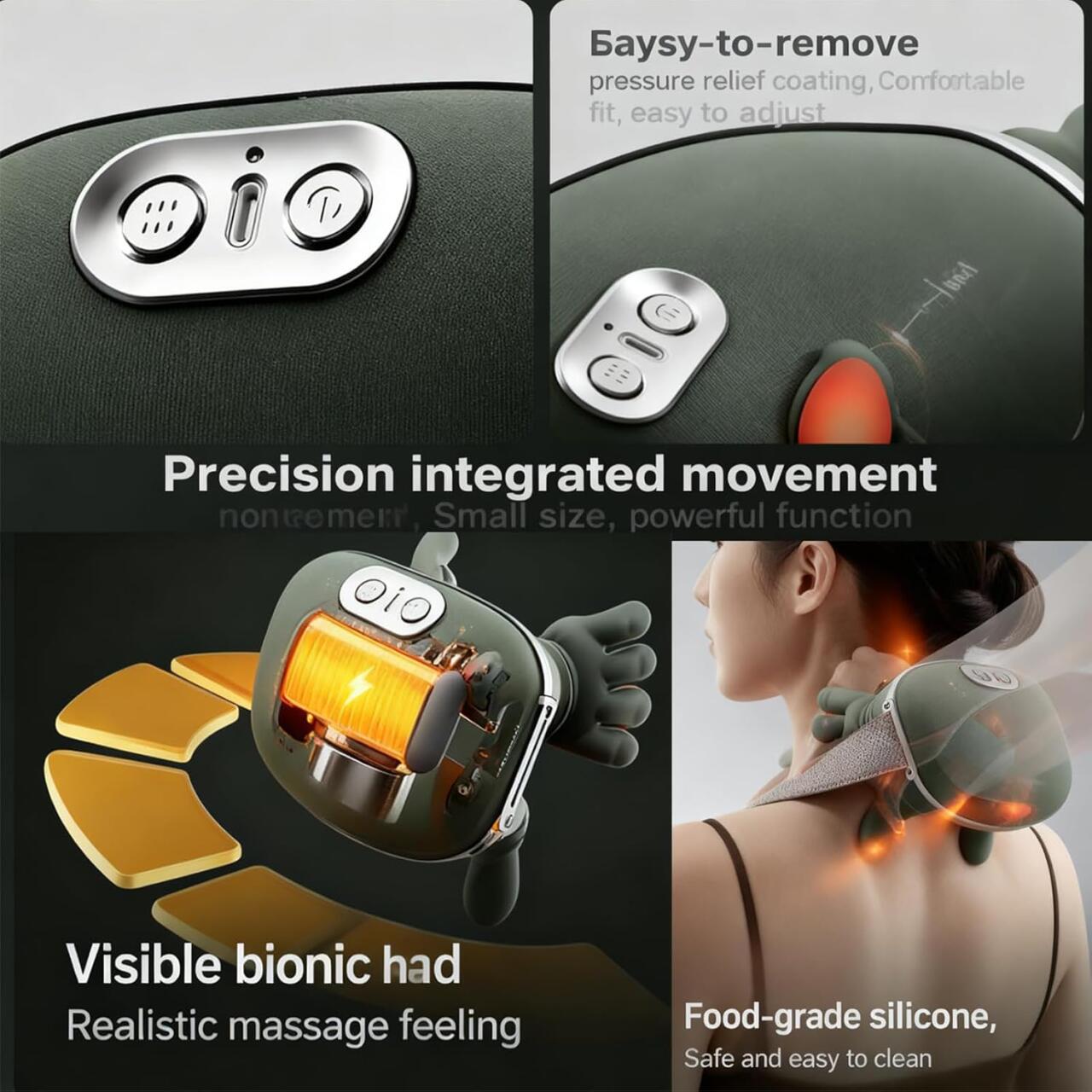 MASAJEADOR CERVICAL BIÓNICO CON CALOR