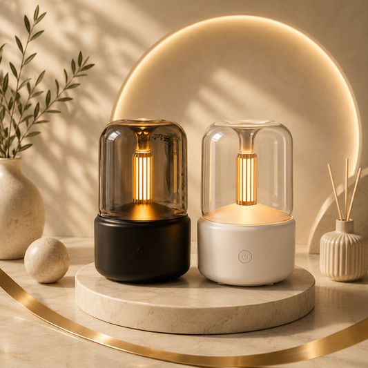 HUMIDIFICADOR CON LUZ AMBIENTAL